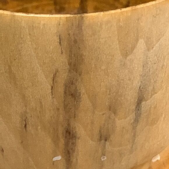 Hand Turned Artist Signed Wooden Cup - Picture 15 of 17